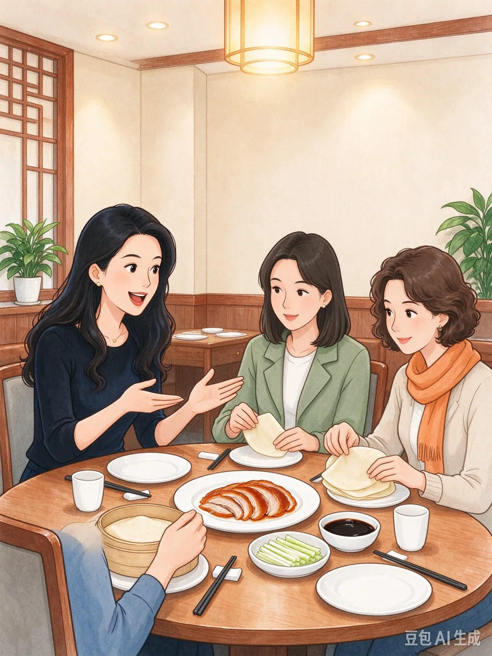 北京烤鸭与吃法